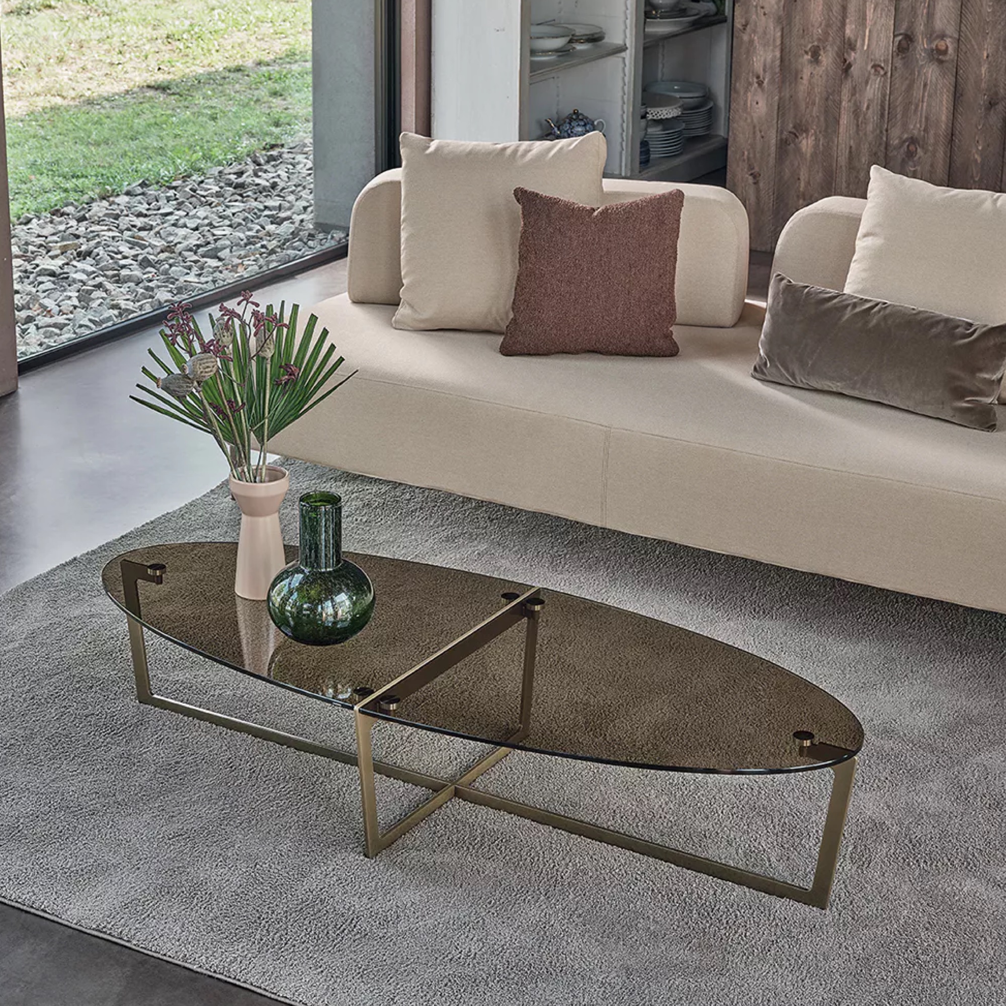 Cross Cocktail Table